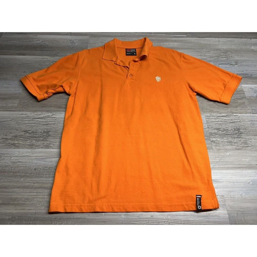 South Pole Authentic Collection Polo Mens‎ L Shirt Orange Vintage